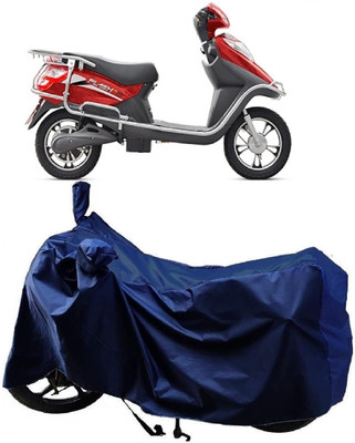MMSSTAR Waterproof Two Wheeler Cover for Hero(Electric Flash BS6, Blue)