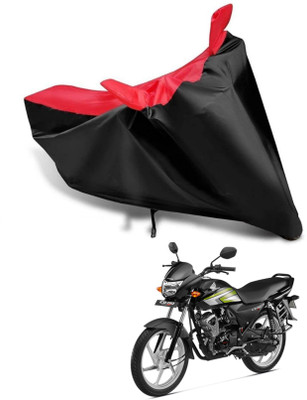 KEDIT Two Wheeler Cover for Honda(CD deluxe, Red, Black)