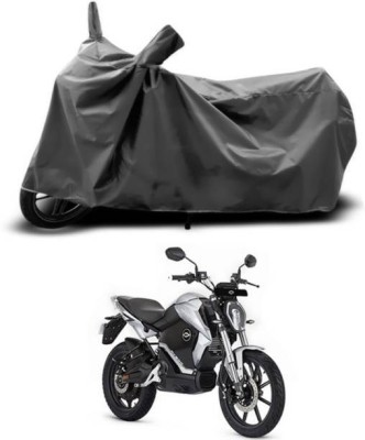 RAAMKM Two Wheeler Cover for Universal For Bike(RV 300, Grey)