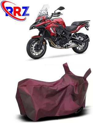 RRZ Waterproof Two Wheeler Cover for Benelli(TRK 502, Maroon)