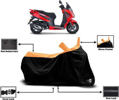 Amexride Two Wheeler Cover for Aprilia(SXR 160, Orange)