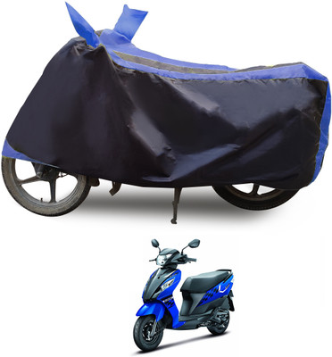 Euro Care Waterproof Two Wheeler Cover for Suzuki(Let's, Blue)