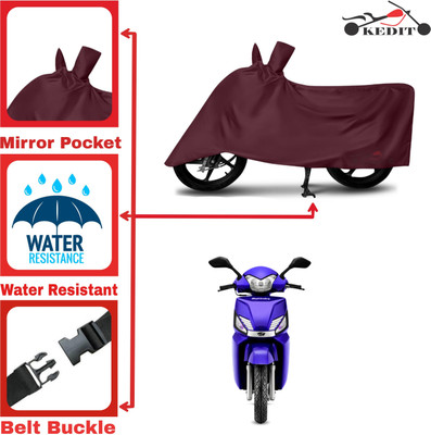 AASHTIK MART Two Wheeler Cover for Mahindra(Gusto 125, Maroon)