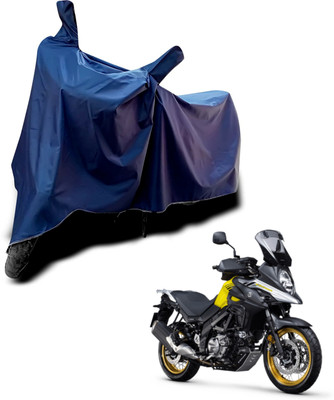 KEDIT Two Wheeler Cover for Suzuki(V Strom 650, Blue)