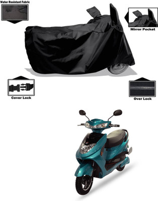 PAGORA Waterproof Two Wheeler Cover for Okinawa(R30 electric scooter, Black)