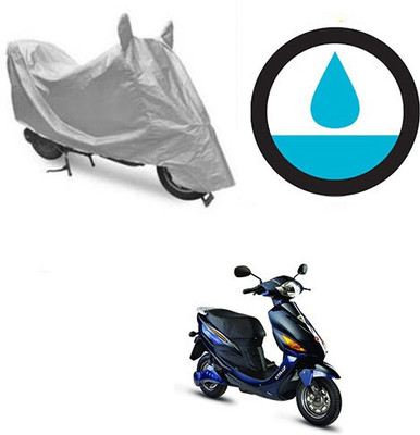 DeepShakshi AUTOMOTIVE Waterproof Two Wheeler Cover for Hero(Electric Cruz, Silver)