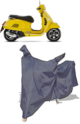 Amexride Two Wheeler Cover for Vespa(GTS Super 125 BS6, Grey)