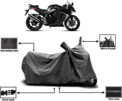 Amexride Two Wheeler Cover for Hyosung(GT250R, Grey)