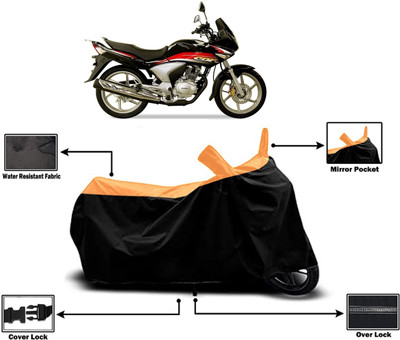 Amexride Two Wheeler Cover for Honda(CBF150, Orange)