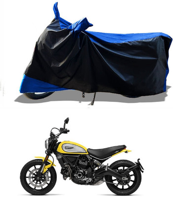DeepShakshi AUTOMOTIVE Waterproof Two Wheeler Cover for Ducati(Scrambler Icon, Blue)