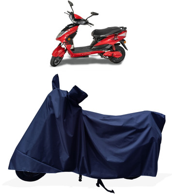 Tricway Two Wheeler Cover for Kinetic(Zing, Blue)