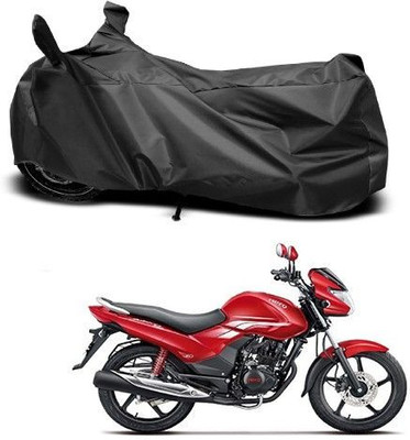 DeepShakshi AUTOMOTIVE Waterproof Two Wheeler Cover for Hero(Achiever, Black)