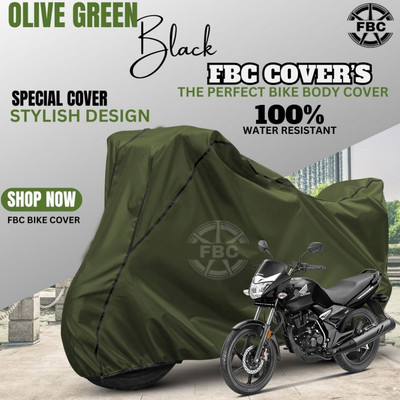 AutoGalaxy Waterproof Two Wheeler Cover for Honda(Unicorn, Green)