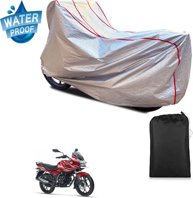 PAGORA Waterproof Two Wheeler Cover for Bajaj(Discover 150 f, Silver)
