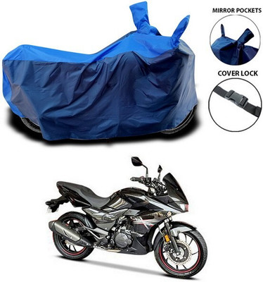 DeepShakshi AUTOMOTIVE Two Wheeler Cover for Hero(Xtreme 200S, Black, Blue)