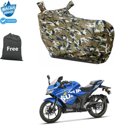 CODOKI Waterproof Two Wheeler Cover for Suzuki(Gixxer SF 150, Yellow)