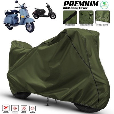 MADAFIYA Two Wheeler Cover for Bajaj(Chetak, Green, Black, Multicolor)