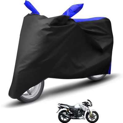 Caronix Waterproof Two Wheeler Cover for TVS(Apache RTR 180, Blue)
