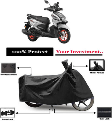 KEDIT Two Wheeler Cover for Yamaha(RayZR 125, Black)