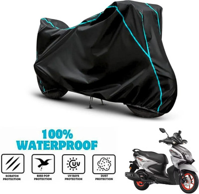 ANTHUB Waterproof Two Wheeler Cover for Yamaha(RayZR 125, Black)