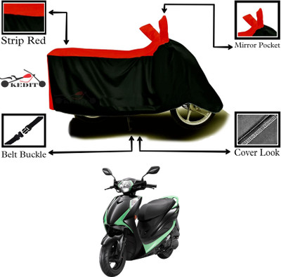 KEDIT Two Wheeler Cover for Hero(Electric Optima, Red, Black)