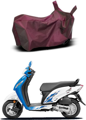 Mdstar Waterproof Two Wheeler Cover for Honda(Activa i, Maroon)