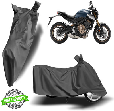 NG Auto Front Waterproof Two Wheeler Cover for Honda(CBR650R, Grey)