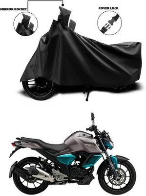 KEDIT Two Wheeler Cover for Yamaha(FZ S V3.0 FI, Black)