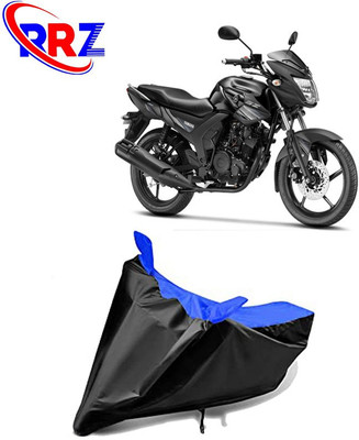 RRZ Waterproof Two Wheeler Cover for Yamaha(SZ-RR, Black, Blue)