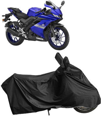 DIGGU Two Wheeler Cover for Yamaha(YZF R15 V3 BS6 BS6, Black)