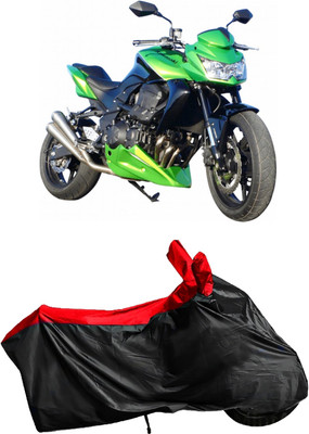 Autofly Waterproof Two Wheeler Cover for Kawasaki(Z750, Red, Black)