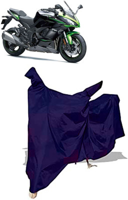Amexride Two Wheeler Cover for Kawasaki(Ninja 1000, Blue)