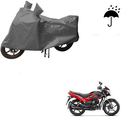 DeepShakshi AUTOMOTIVE Waterproof Two Wheeler Cover for Honda(Passion Xpro, Grey)