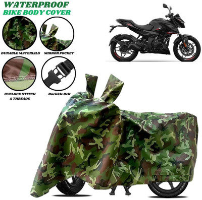 SRP PRODUCT Waterproof Two Wheeler Cover for Bajaj(Pulsar NS125, Green)