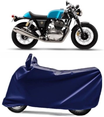 sowelar Waterproof Two Wheeler Cover for Royal Enfield(Continental GT, Blue)