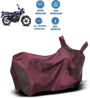 CODOKI Waterproof Two Wheeler Cover for Bajaj(CT100, Maroon)
