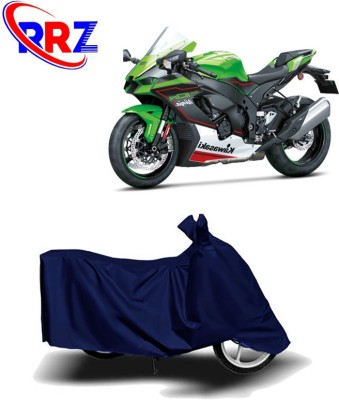 RRZ Two Wheeler Cover for Kawasaki(Ninja ZX-10R, Blue)