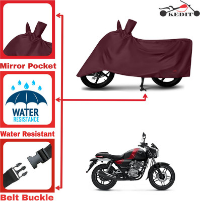 AASHTIK MART Two Wheeler Cover for Bajaj(V15, Maroon)
