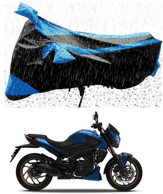 Mdstar Waterproof Two Wheeler Cover for Bajaj(Dominar 400, Blue, Black)