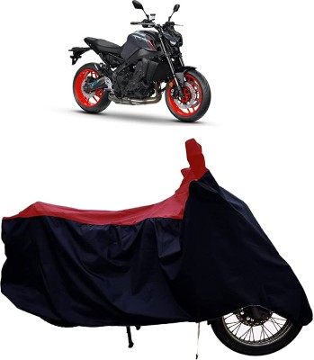 KEDIT Two Wheeler Cover for Yamaha(MT 9, Red, Black)