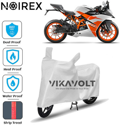 NOIREX Waterproof Two Wheeler Cover for KTM(RC 200, Silver)