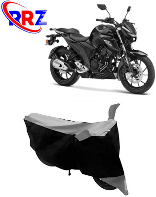 RRZ Waterproof Two Wheeler Cover for Yamaha(FZ25, Black, Grey)