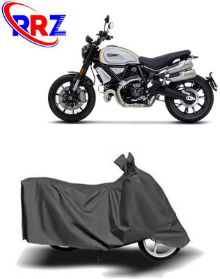 RRZ Waterproof Two Wheeler Cover for Ducati(Scrambler 1100, Grey)
