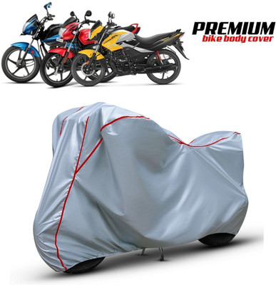 xodi Waterproof Two Wheeler Cover for Hero(Passion Pro, Silver, Red)