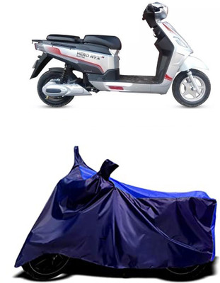 VESMEI Two Wheeler Cover for Hero(Electric NYX e5, Blue)