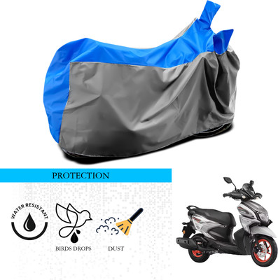 ANTHUB Waterproof Two Wheeler Cover for Yamaha(RayZR 125, Grey, Blue)
