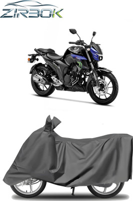 ZIRBOK Waterproof Two Wheeler Cover for Yamaha(FZ 25, Grey)