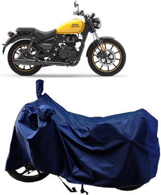 MMSSTAR Waterproof Two Wheeler Cover for Royal Enfield(Meteor BS6, Blue)