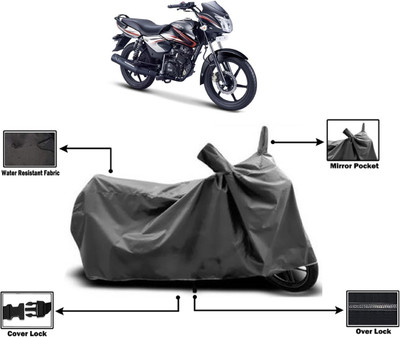 Amexride Two Wheeler Cover for TVS(Pheonix, Grey)