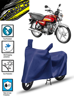 FRONCH Waterproof Two Wheeler Cover for Hero(HF Dawn, Blue)
